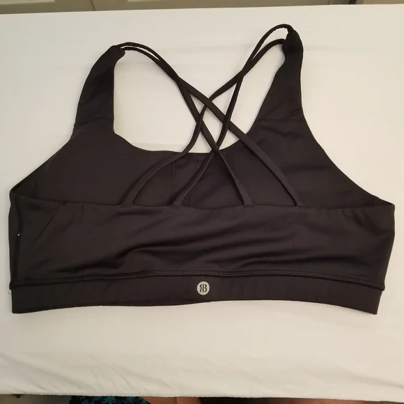 RB3 Racerback Sports Bra Ladies Size L Polyester/Spandex RN 76235 - Picture 3 of 5